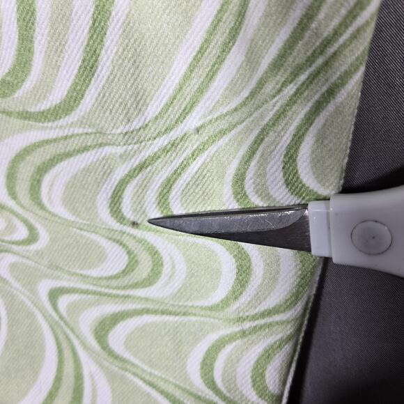 ASOS Design Tall Jeans Womens 28/36 Green Swirl Print High Rise Straight Leg - Picture 9 of 9